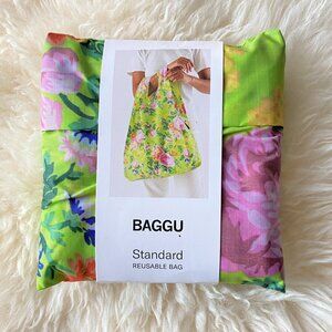NWT Standard Baggu - Lime Rose